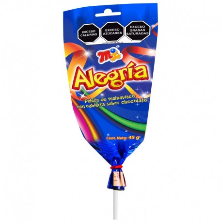 Paleta Alegría- Paquete c/5 paletas de 45 g c/u